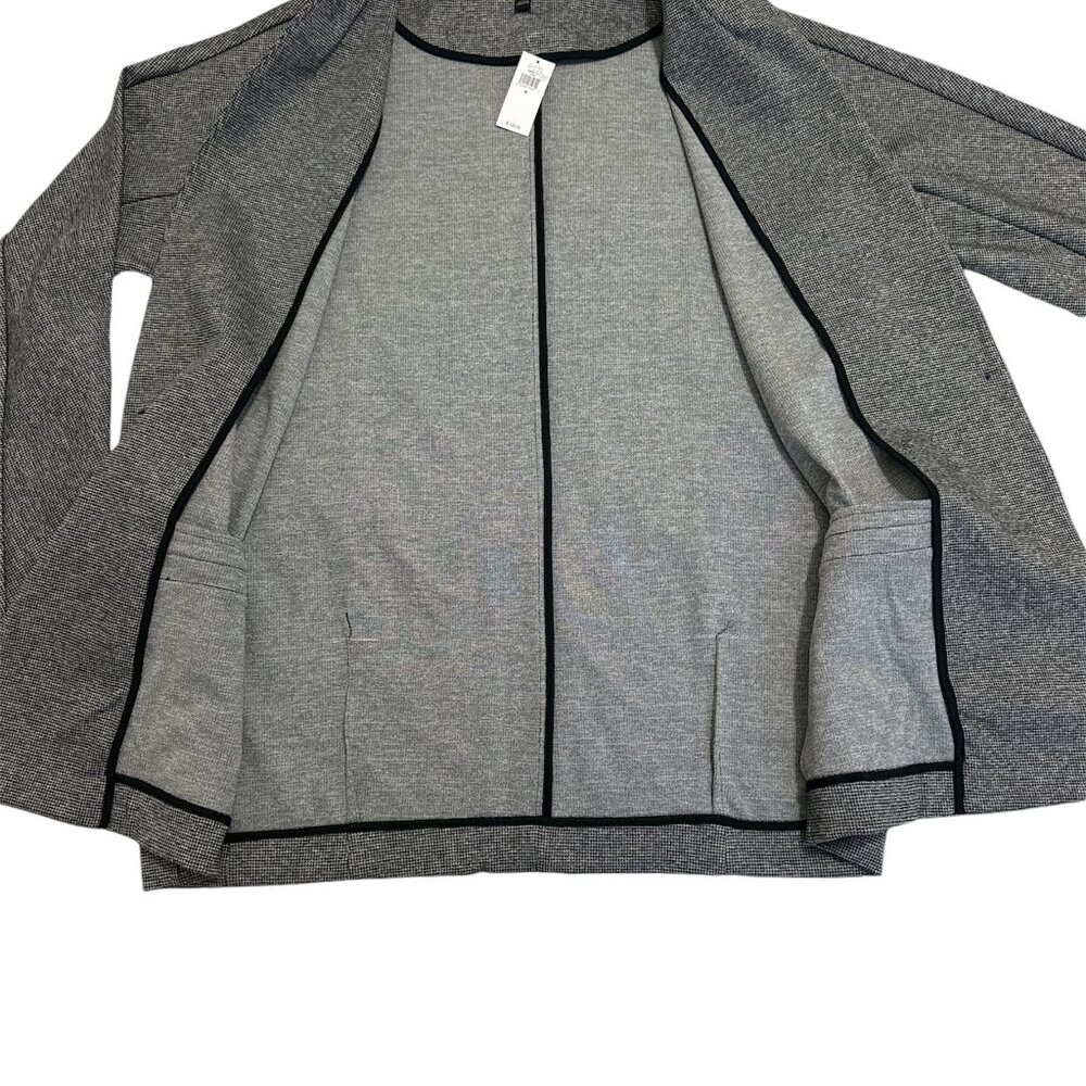 *NWT, Express, Women, Collarless Blazer, Black & White, Sz M - Picture 6 of 9